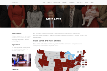 Screenshot of Lettercase State Laws and Fact Sheets webpage